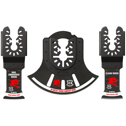 Jeu de lames oscillantes bi-metal de taille universelle 3mcx Fastek