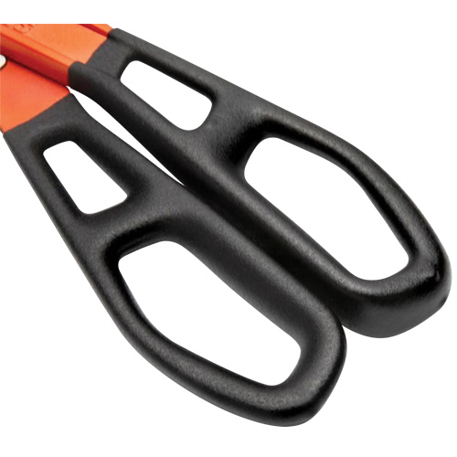 Cisaille d'&eacute;tain en aluminium dentel&eacute; de 13" avec poign&eacute;e tremp&eacute;e, Longueur de coupe de 3", Coupe Droit Fastek