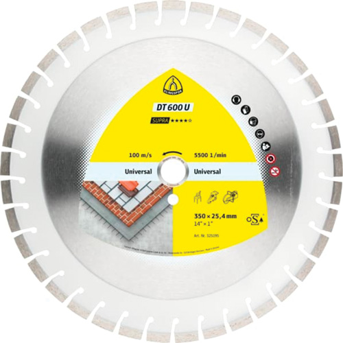 DT 600 U Supra Large Diamond Cutting Blades Fastek