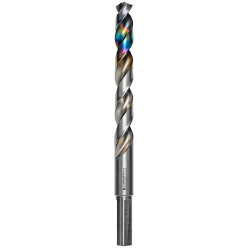 Metal Demon Drill Bit for Mild, Hardened and Stainless Steels, 25/64", 3-2/5" Flute, 130° Point Fastek