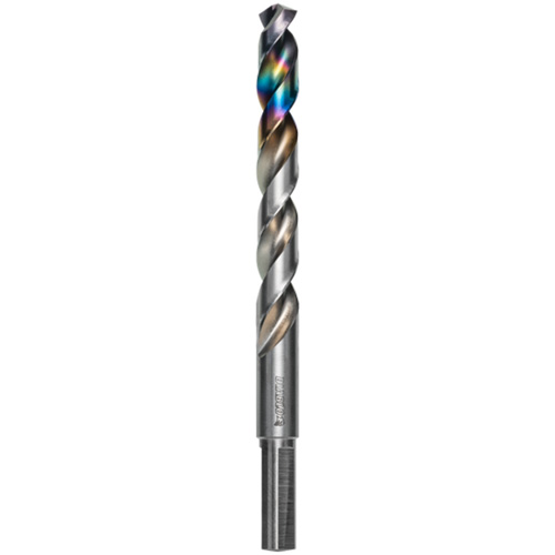 Metal Demon Drill Bit for Mild, Hardened and Stainless Steels, 27/64", 3-7/10" Flute, 130° Point Fastek
