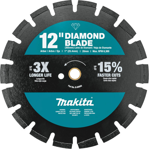 Lame de scie en diamant segment&eacute;e pour usage double Fastek