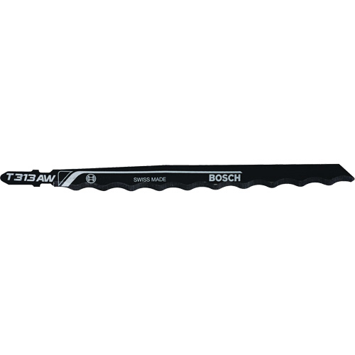 Knife Edge Jig Saw Blade for Soft Materials, High-Carbon Steel, T-Shank, 6" L Fastek