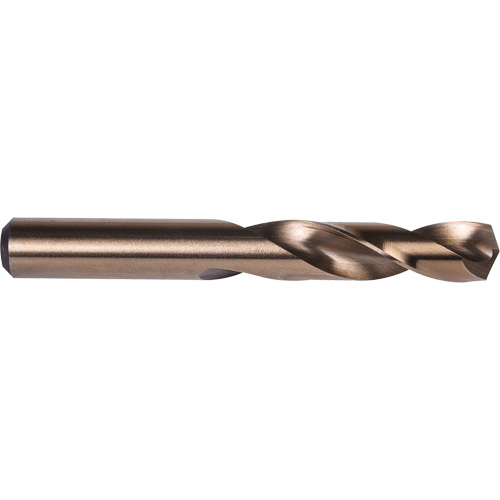Stub Length Drill Bit, 3/32", High Speed Cobalt, 3/4" Flute, 135° Point Fastek