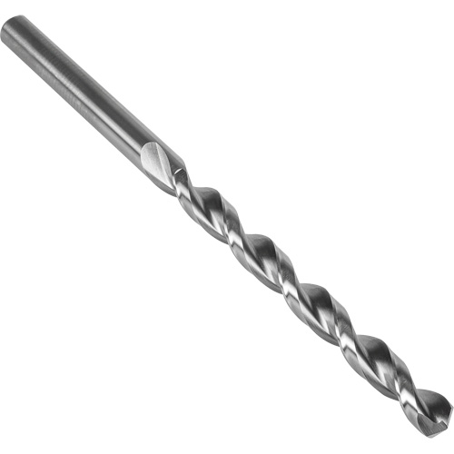 Parabolic Flute Taper Length Drill Bit, #30, High Speed Steel, 3" Flute, 135° Point Fastek
