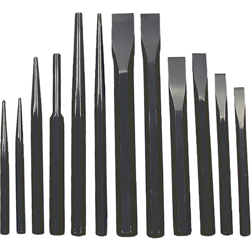IPC-12 Jumbo Punch & Chisel Set, 12 Pieces Fastek