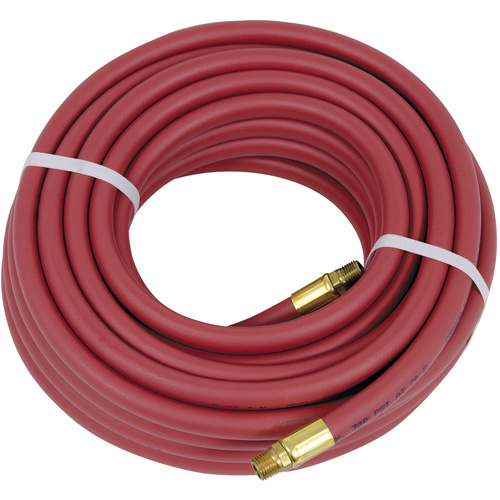 Heavy-Duty Air Hose, Air, PVC, 3/8" dia. x 50', 300 psi, 1/4 NPT Fastek