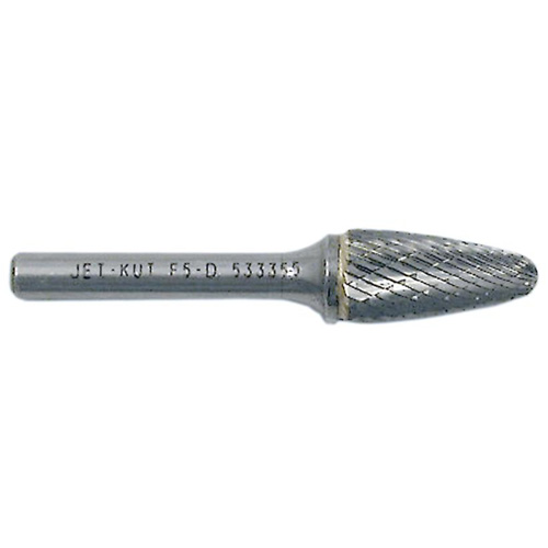 Tree Shape Bur with Radius End, 3/8" Dia., 1/4" Shank, 3/4" Depth of Cut Fastek