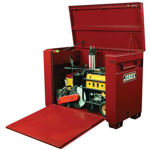 High-Capacity Drop-Front Chest, 60" x 31" x 45", Steel, Red Fastek