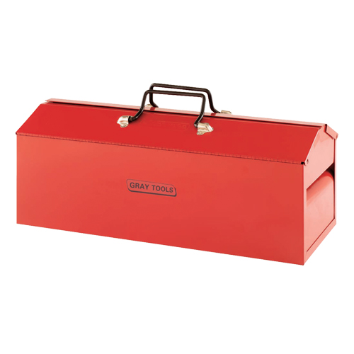 Tool Box, 8-13/20" D x 21-3/10" W x 9" H, Red Fastek