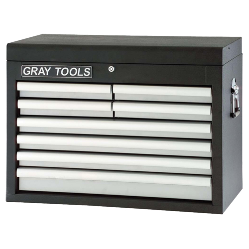 Coffre sup&eacute;rieur - 8 tiroirs, 26" la, 8 tiroirs, Noir Fastek