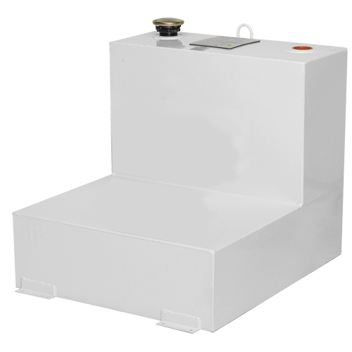 Steel Fuel Transfer Tank, Steel, 48 gal. Capacity, White Fastek
