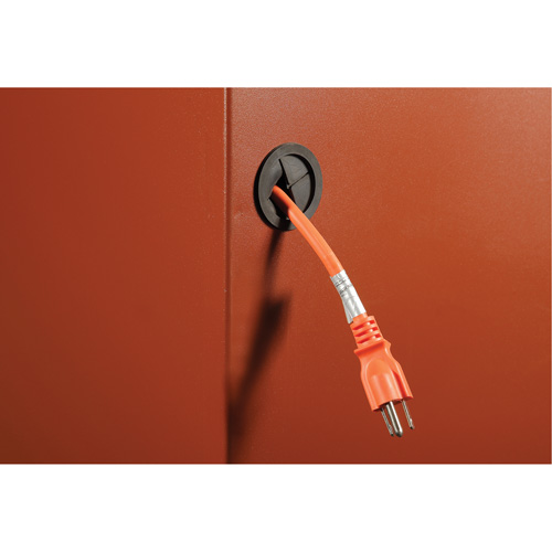 Field Office Jobsite Box, 33" W x 63" D x 80" H, Steel, Red Fastek