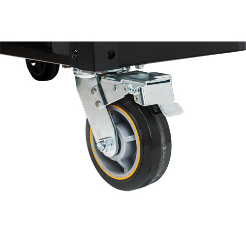 Powered Tool Cart, 11 Drawers, 42-1/2" W x 24-7/16" D x 41" H, Black/Orange Fastek