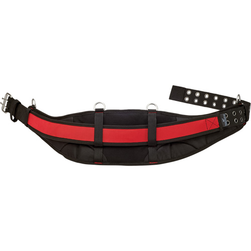 Ceinture de travail matelass&eacute;e, Nylon, Noir/Rouge Fastek