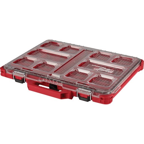 Organisateur profil&eacute; Packout, 19-3/4" x 16-2/5" x 2-1/2", Noir/Rouge Fastek