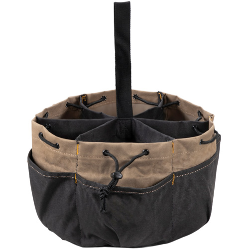 Sac &agrave; outils BUCKETBAG, Polyester, 18 pochettes, Noir Fastek