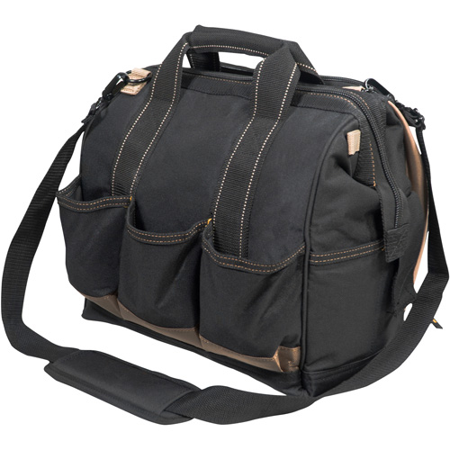 Porte-outils &agrave; compartiments multiples, Polyester, 33 pochettes, Noir Fastek