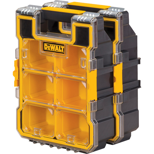 Mid-Size Pro Organizer, 4-1/2" W x 10-1/4" D x 13-3/5" H, Black/Yellow Fastek