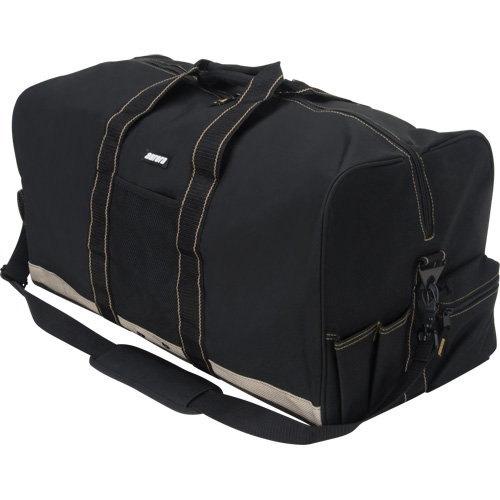 All-Purpose Gear Bag, Polyester, 8 Pockets, Black Fastek