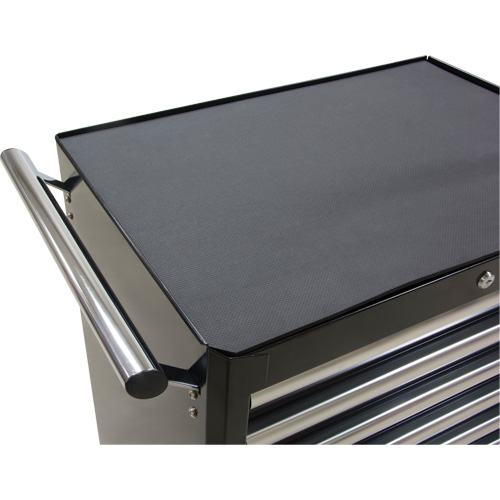 Chariot &agrave; outils industriel, 7 tiroirs, 27" la x 18-3/4" p x 39" h, Noir Fastek