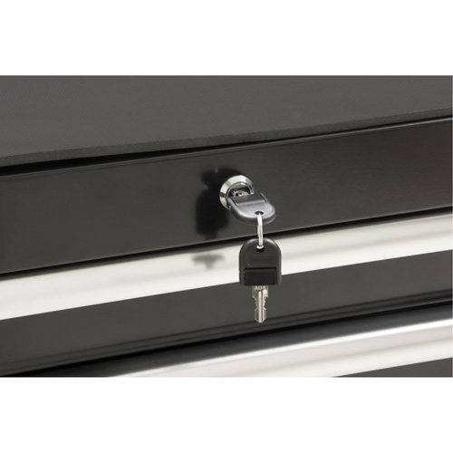 Chariot &agrave; outils industriel, 7 tiroirs, 27" la x 18-3/4" p x 39" h, Noir Fastek