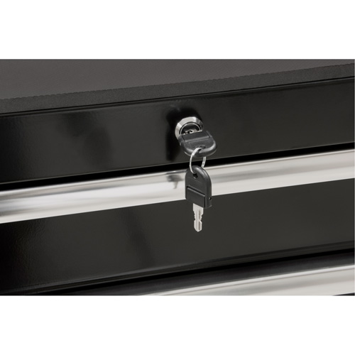 Chariot &agrave; outils &agrave; usage intensif, 7 tiroirs, 28" la x 22" p x 42-3/8" h, Noir Fastek