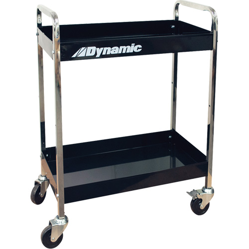 Utility Cart, 2 Tiers, 30" x 36" x 16" Fastek