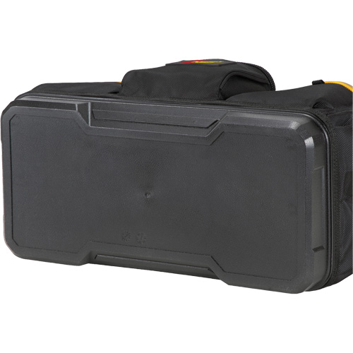 Sac &agrave; outils fourre-tout Big-Mouth &agrave; base moul&eacute;e, Polyester balistique, 23 pochettes, Noir/Bleu Fastek