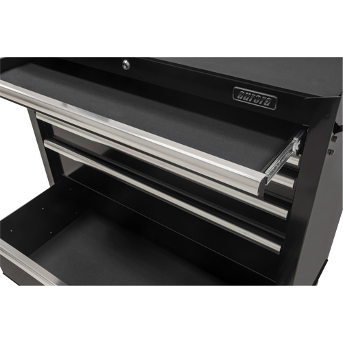 Chariot &agrave; outils industriel, 6 tiroirs, 39" la x 20-4/5" p x 38-1/2" h, Noir Fastek