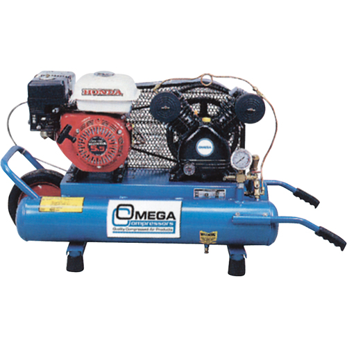 Contractor Series Air Compressors, Gas, 6.6 Gal. (8 US Gal), 125 PSI Fastek