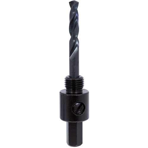 Mandrin pour scie-cloche &agrave; tige triangulaire, 9/16" - 1-3/16", 3/8" Tige Fastek