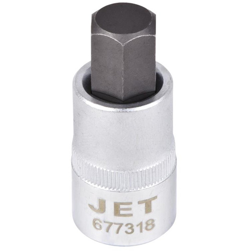 SAE Bit Socket, Hex, 5/8" x 2" L, 1/2" Drive Fastek