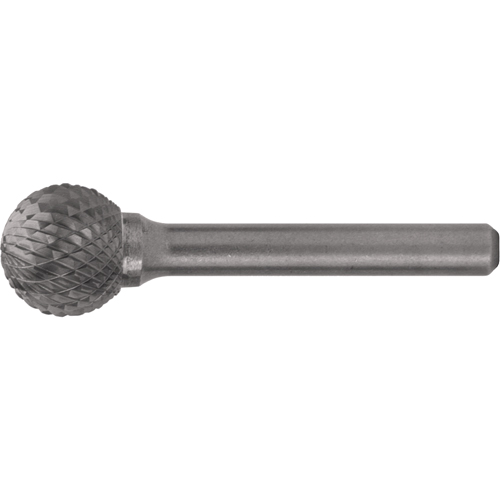 Solid Carbide Burrs - Ball Shape, 1/8" Dia., 1/8" Shank Fastek