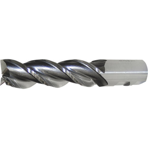 Finisseurs de coupe &agrave; embout carr&eacute; simple centr&eacute; en m&eacute;tal en poudre PM Plus, 1" dia., 3 cannelures Fastek