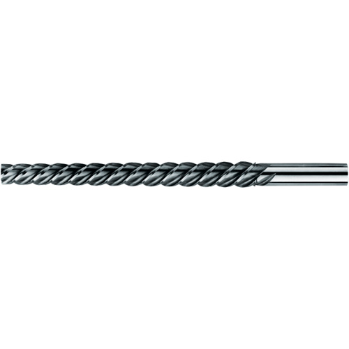 High Spiral Spirex&reg; Taper Pin Reamer, #6 Drill, #6 Reamer, Spiral Flute, High Speed Steel, Taper Shank Fastek