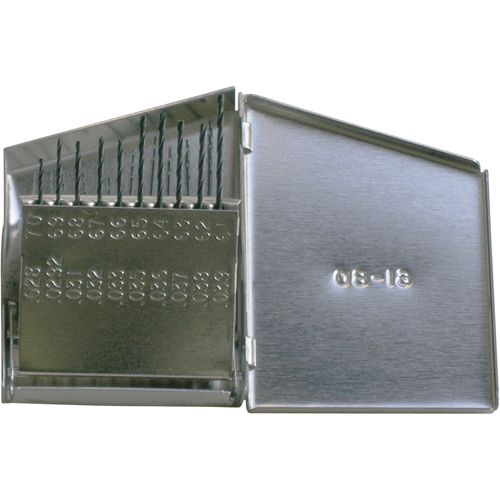 Drill Sets, 20 Pieces, High Speed Steel Fastek