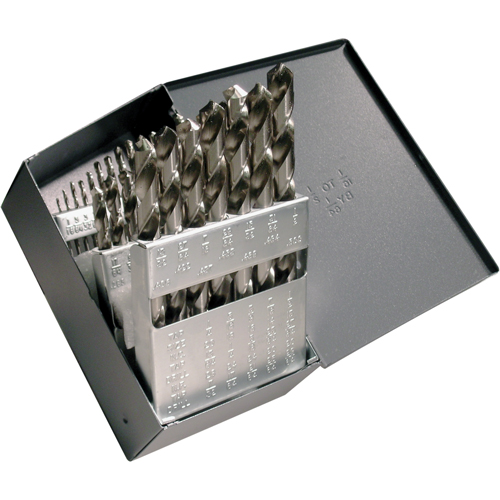 Jeux de forets, 29 morceaux, Acier rapide Fastek