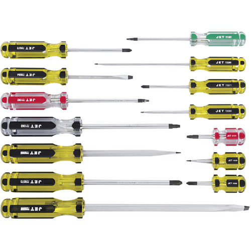 Jeu de tournevis &agrave; manche g&eacute;ant, 14 Fastek