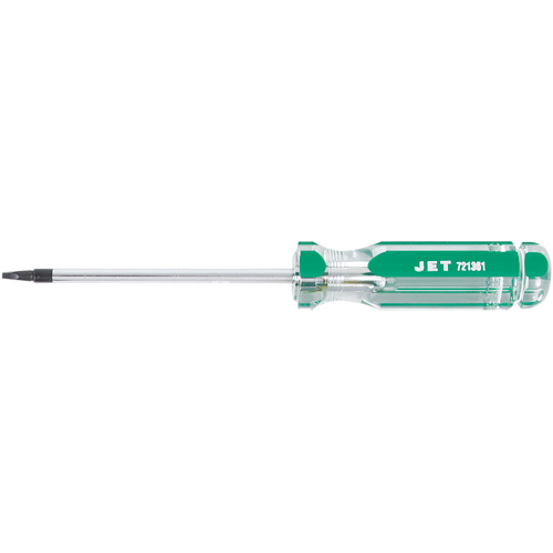 Square Jumbo Handle Screwdriver, #1 Tip, Round, 4" L, Plastic Handle Fastek