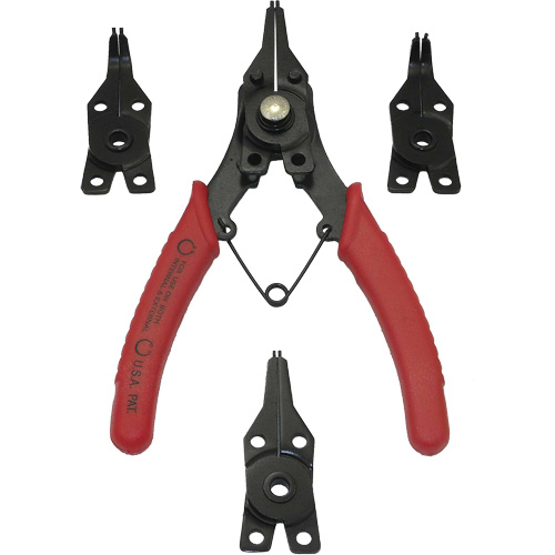 SRP-1S Convertible Snap Ring Plier Set, 5 Pieces Fastek