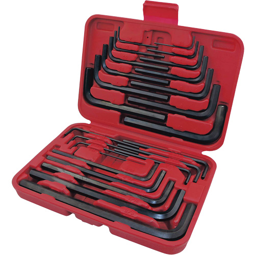 JHK-25SM Hex Key Set, 25 Pcs., Metric & Imperial Fastek