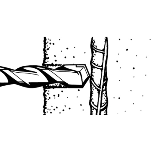 Rotary Rebar Cutters, 3/8", SDS-Plus Shank, Carbide Fastek
