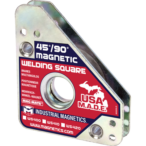 Magnetic Welding Squares, 3-3/4" L x 3/4" W x 4-3/8" H, 75 lbs. Fastek