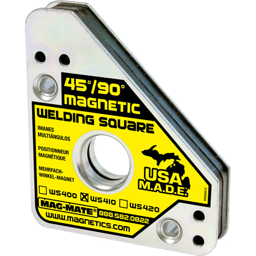 Magnetic Welding Squares, 3-3/4" L x 3/4" W x 4-3/8" H, 75 lbs. Fastek