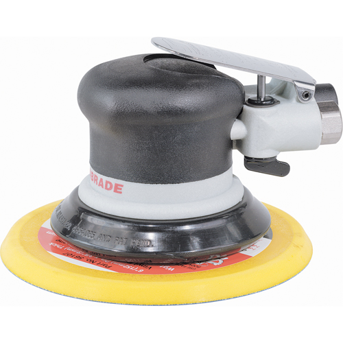 6" Non-Vacuum Dynorbital-SpiritSupreme Random Orbital Sander, 6" Dia., 1/4" NPT Inlet, 12000 RPM Fastek