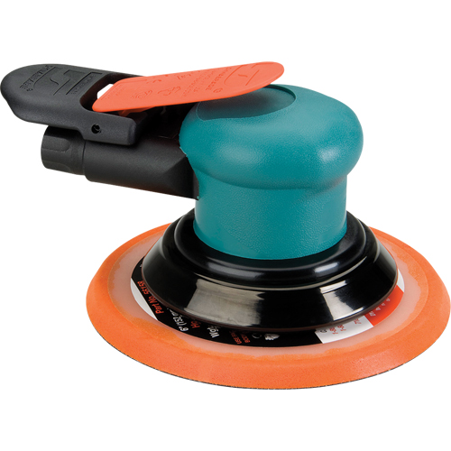 6" Non-Vacuum Dynorbital-SpiritRandom Orbital Sanders, 6" Dia., 1/4" NPT Inlet, 12000 RPM Fastek