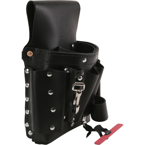 Pore-outils &agrave; tr&egrave;s grande capacit&eacute;, Porte-outil multiple, Cuir, 8 Poches Fastek