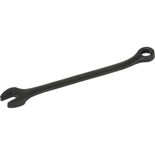 Flat Shank Combination Wrench, 12 Point, 10 mm, Black Oxide Finish Fastek