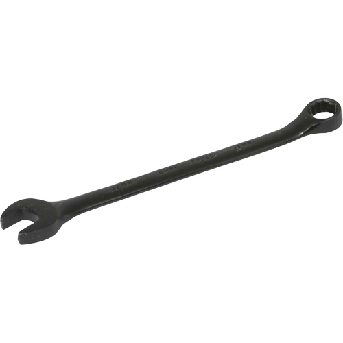 Flat Shank Combination Wrench, 12 Point, 11 mm, Black Oxide Finish Fastek